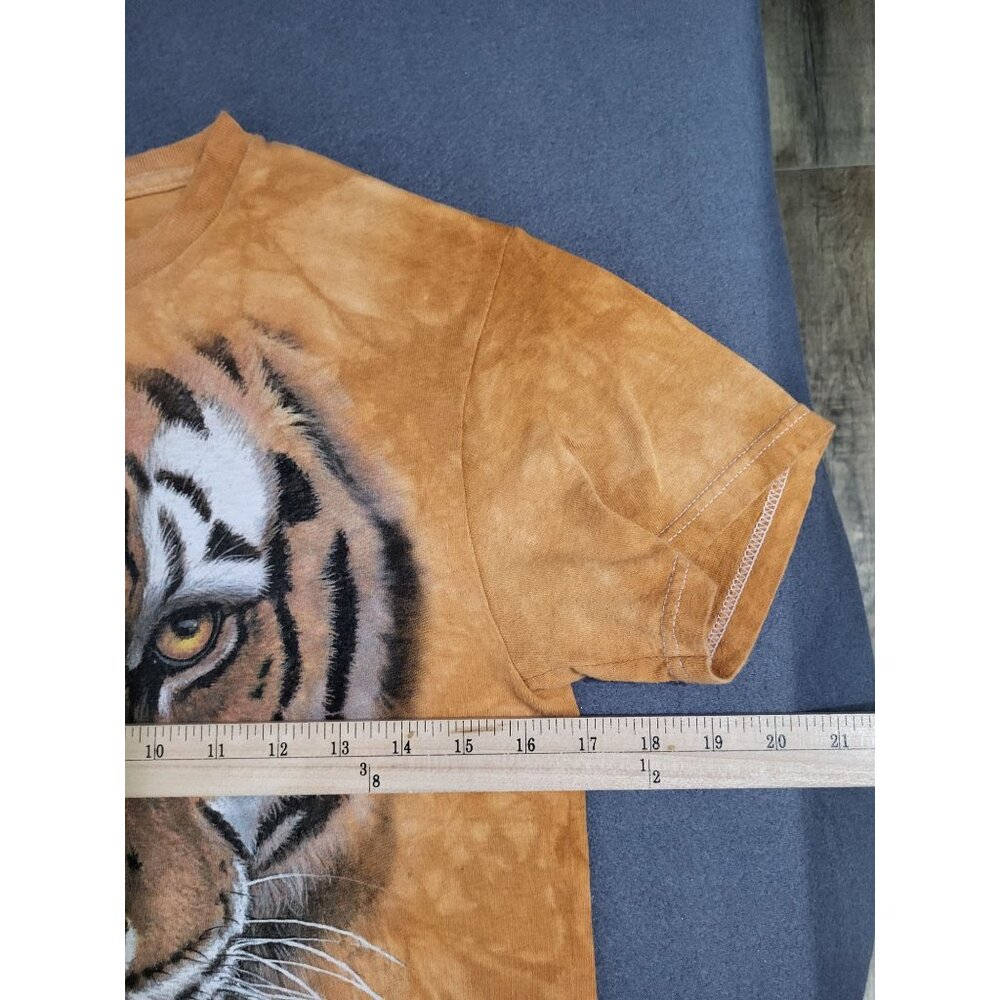 3D Tees by THE MOUNTAIN 2011 Jeremy Paul Tiger Tie Dye Graphic T Shirt Small - Picture 5 of 7